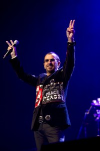 All he is saying is give peace one moment/Photo by Scott Ritchie