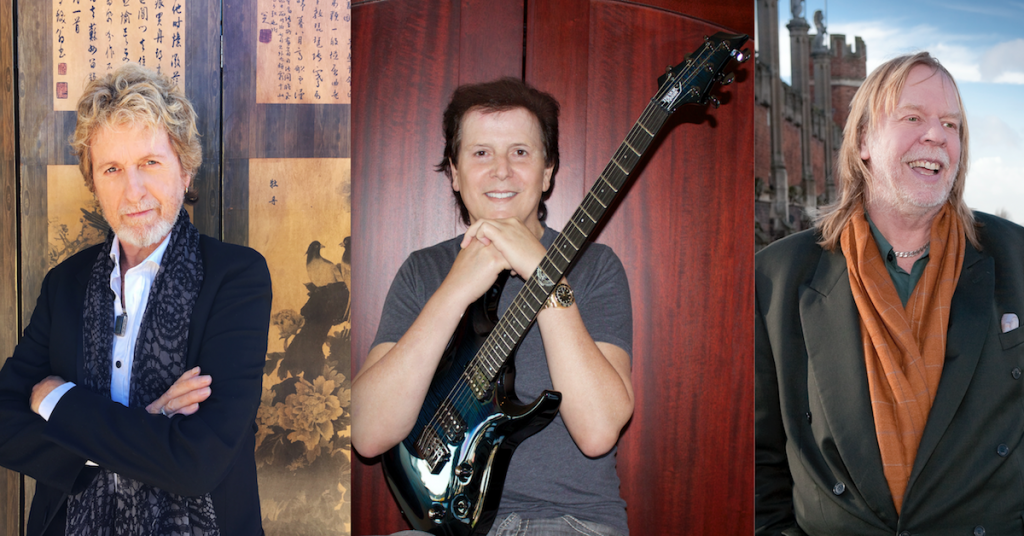 Jon Anderson (Photo: Deborah Anderson Creative), Trevor Rabin, Rick Wakeman (Photo: Lee Wilkinson)