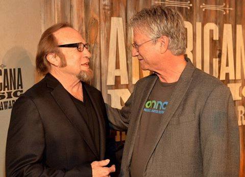 Furay (R) with his Buffalo Springfield bandmate Stephen Stills (via Furay's Facebook page)