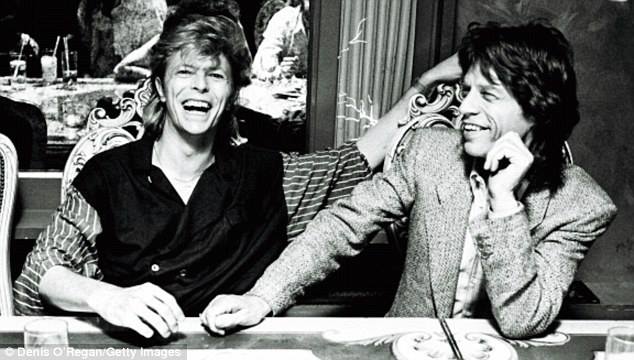 David Bowie and Mick Jagger via Jagger's FB page