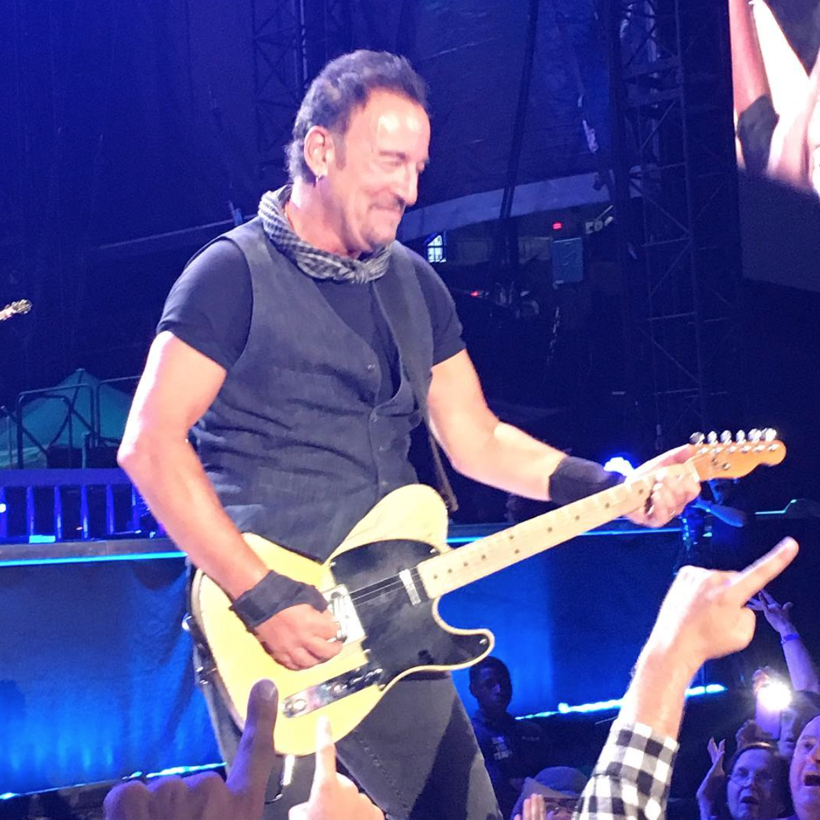 Bruce Springsteen a MetLife Stadium, August 23, 2016 via npicco3 Instagram