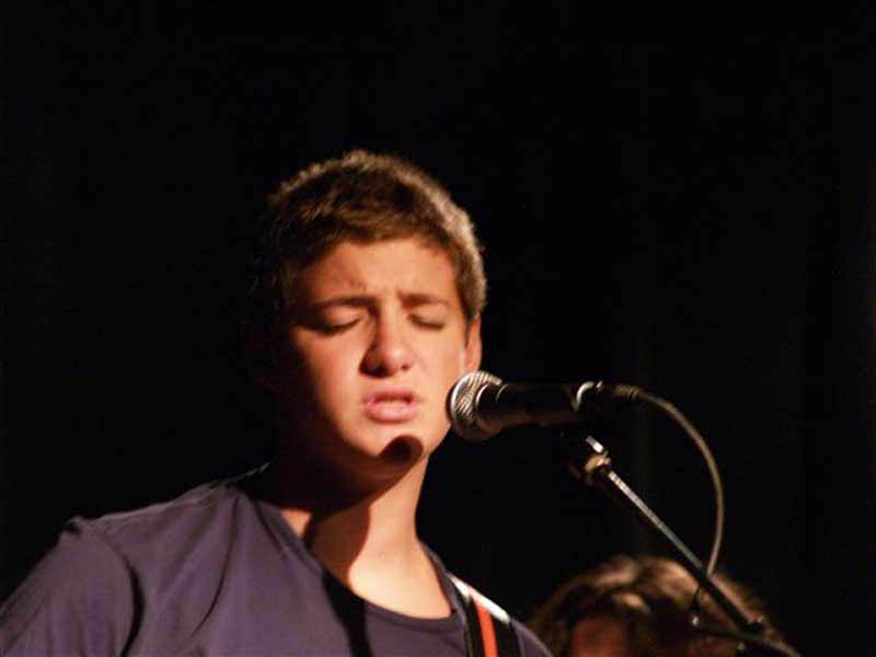 Deacon Frey performing in 2009