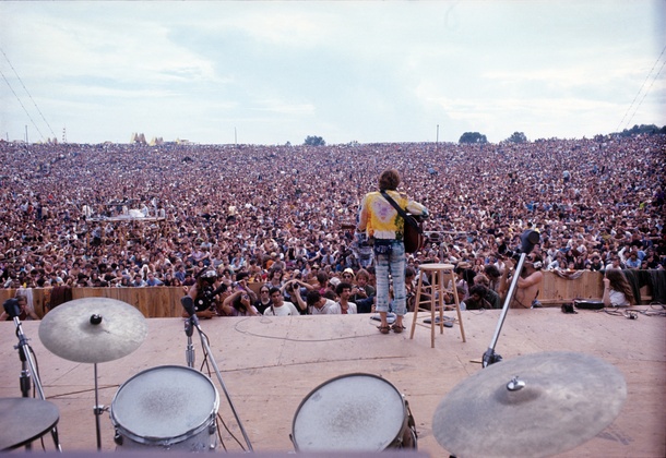 John Sebastian at the 1969 Woodstock Festival © Henry Diltz Corbis