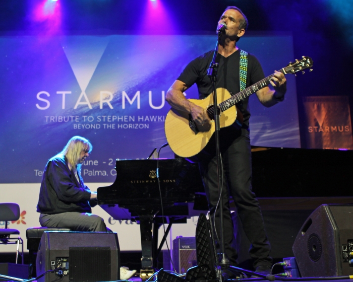 Rick Wakeman and Commander Chris Hadfield at Starmus 2016