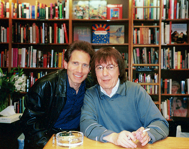 Dennis Elsas and Bill Wyman (Photo courtesy of Dennis Elsas Archives)
