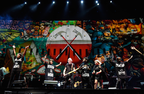 Roger Waters performs during Desert Trip in Indio, California, oct. 9, 2016 (Photo by Kevin Mazur/Getty Images for Desert Trip)