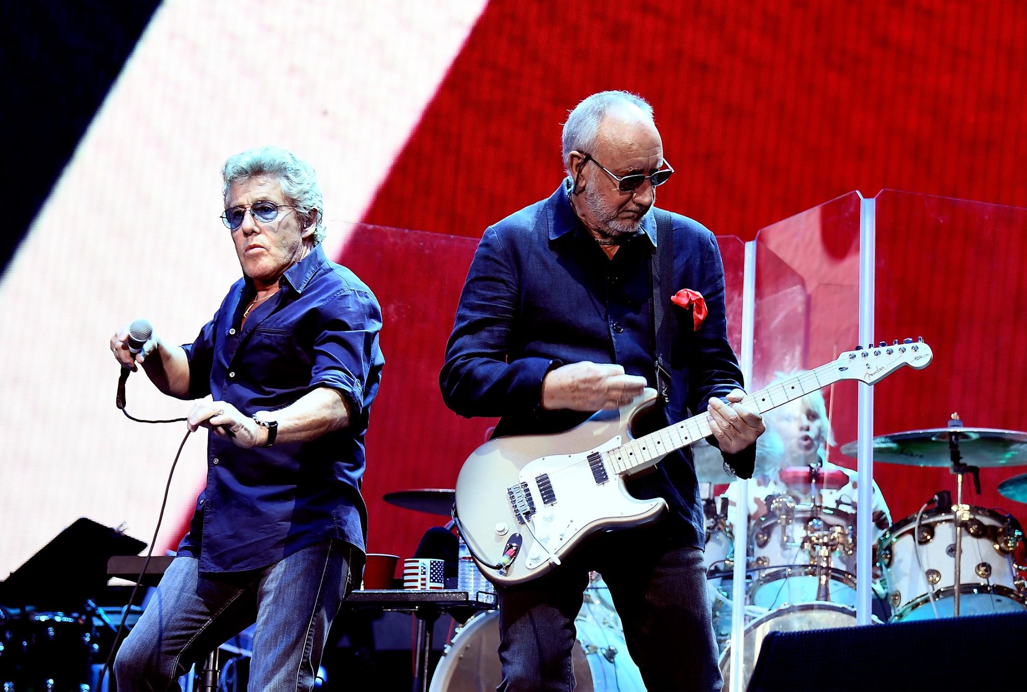 Roger Daltrey and Pete Townshend performing at Desert Trip on October 9, 2016. (Uncredited photo via The Who Facebook page)