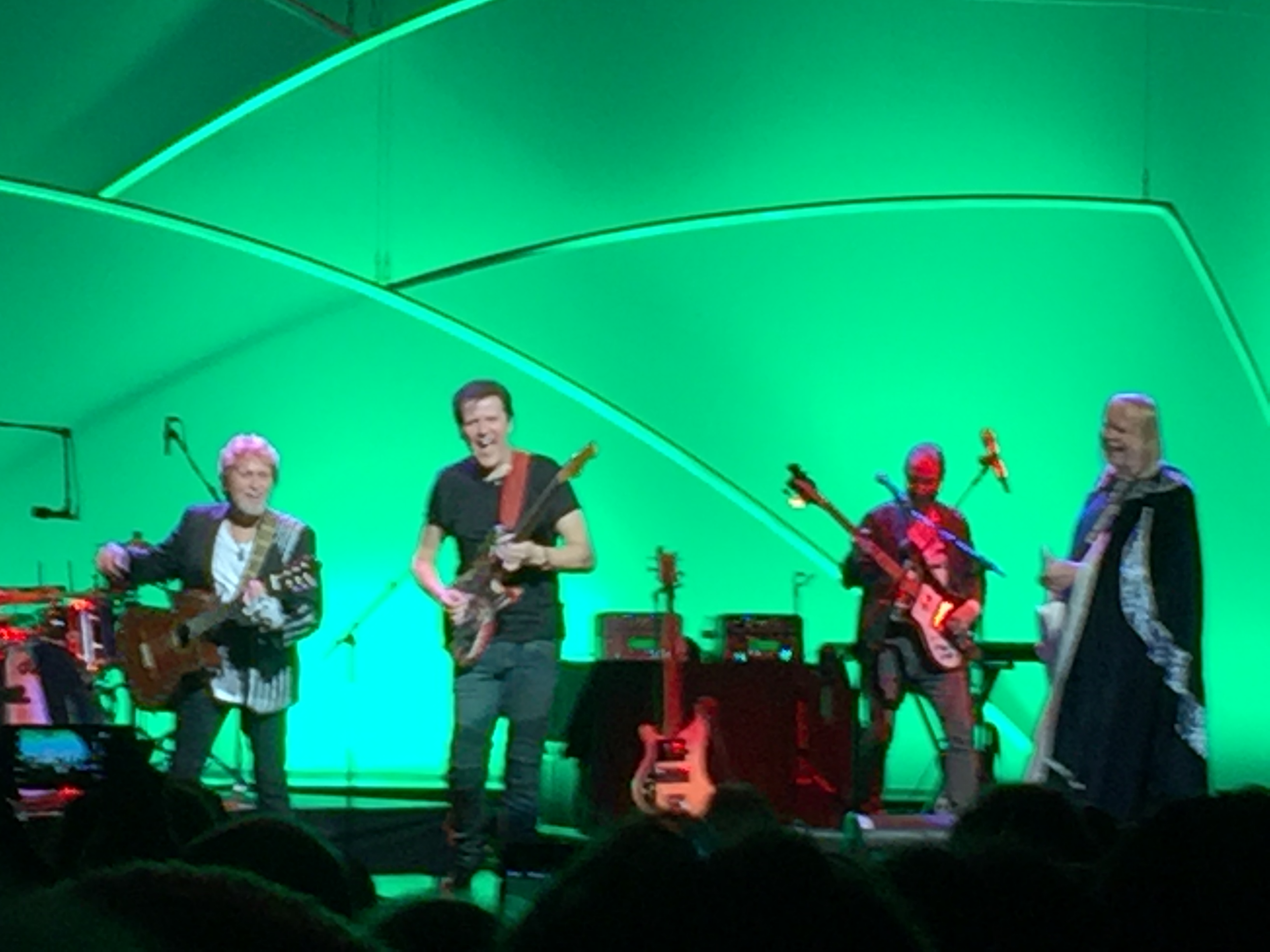 Anderson, Rabin, bassist Pomeroy and Wakeman at the Beacon Theatre, Nov. 1, 2016 (Photo: Greg Brodsky)
